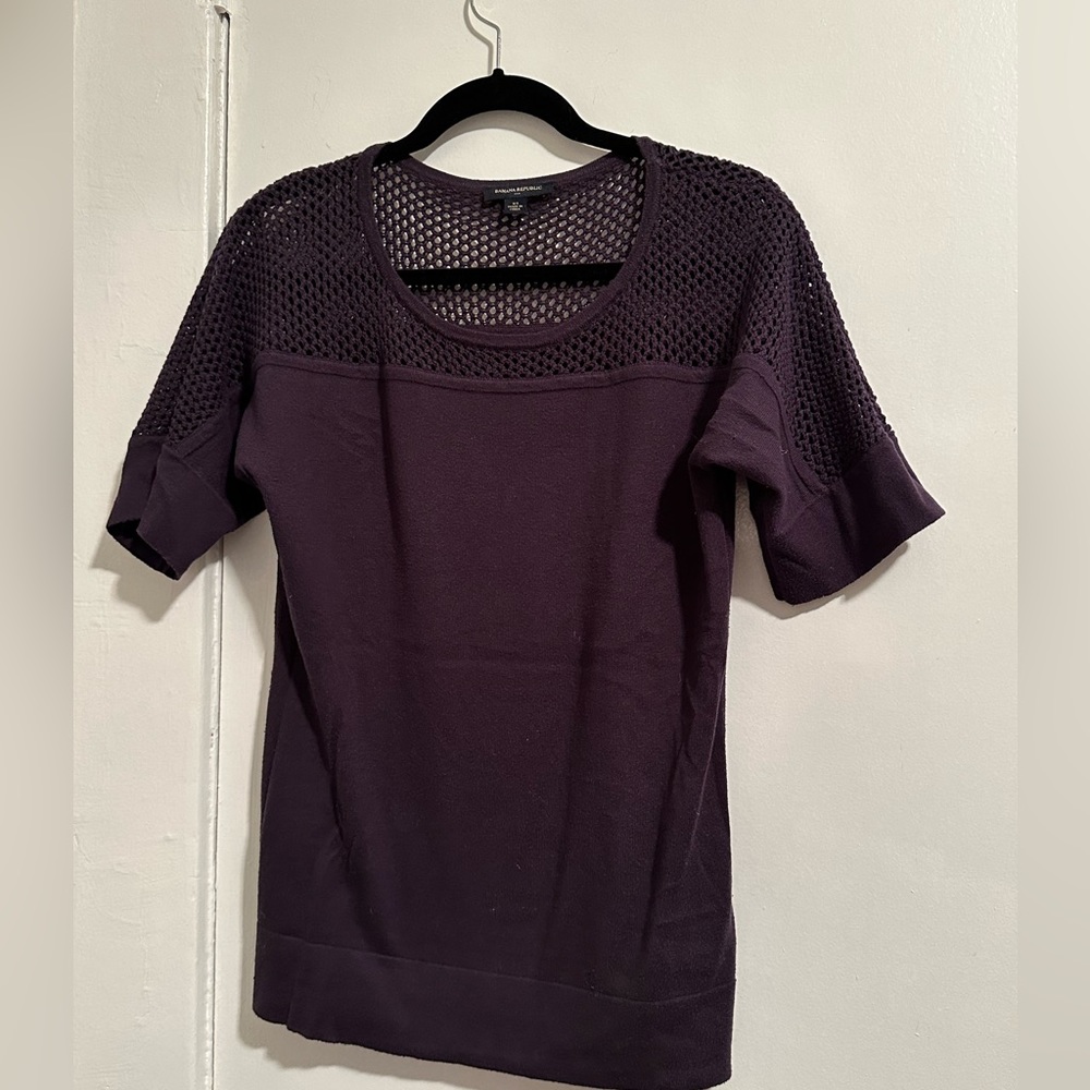 Banana Republic - Purple Knit Sweater - XS